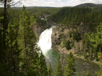 Waterfall on the Yellowstone River